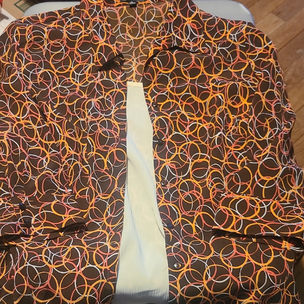 Elementz Multicolor Abstract Pattern Top - image 1